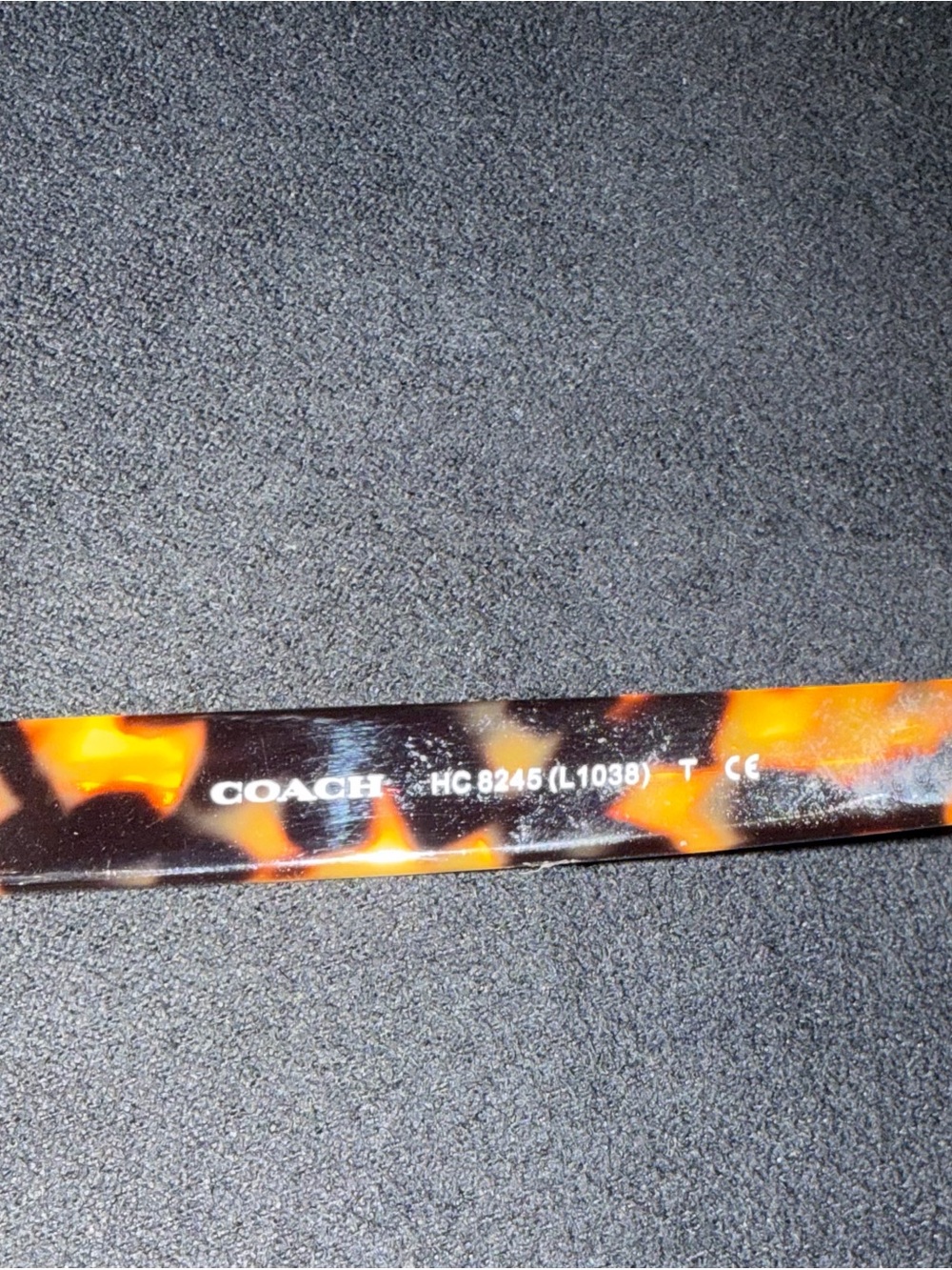 Coach Black and Gold Patterned Sunglasses - Picture 11 of 12